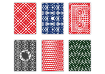Playing Card Back - Kostenloses vector #383229